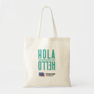 Bolso De Tela Hola/Hello Tote Bag by Language Matters