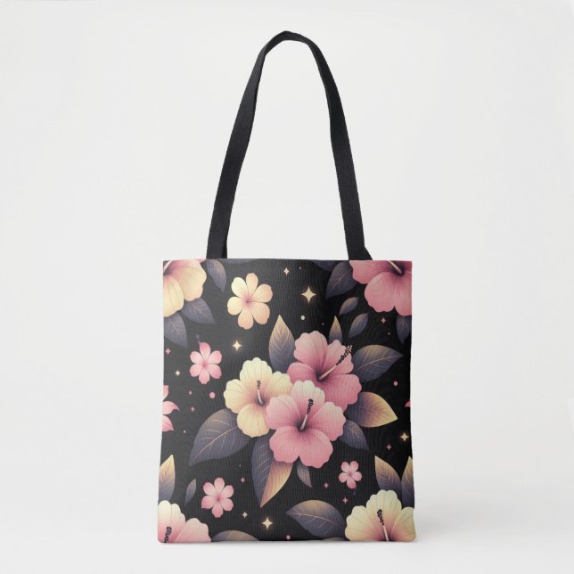 Bolso De Tela Hola Hibisco (Anverso)