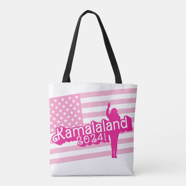 Bolso De Tela "Hola Kamala" - Tote de hombros (sin lema) (Reverso)