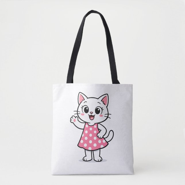 Bolso De Tela Hola Kitty (Anverso)