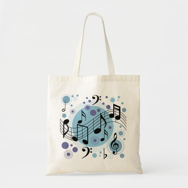 Bolso De Tela hola música (Frente)