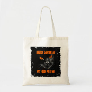 Bolso De Tela Hola oscuridad mi viejo amigo: Edición de Hallowee