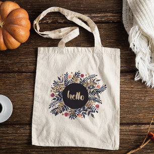 Bolso De Tela Hola otoño