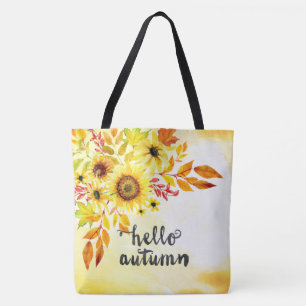 Bolso De Tela Hola otoño