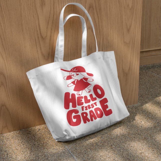 Bolso De Tela Hola primer grado (Subido por el creador)