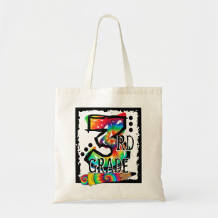 Bolso De Tela Hola, profesora de tercer grado, tie Dye Back T