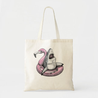 Bolso De Tela Hola Summer Mating Familia Flamingo Pool Shark B