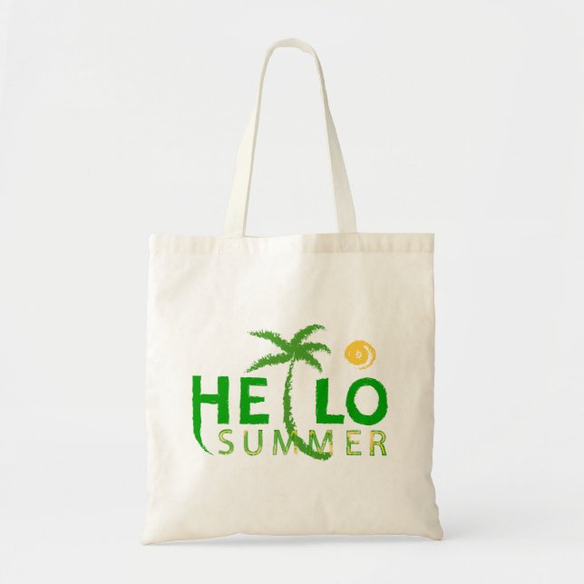 Bolso De Tela Hola Summer Tote Bag (Frente)