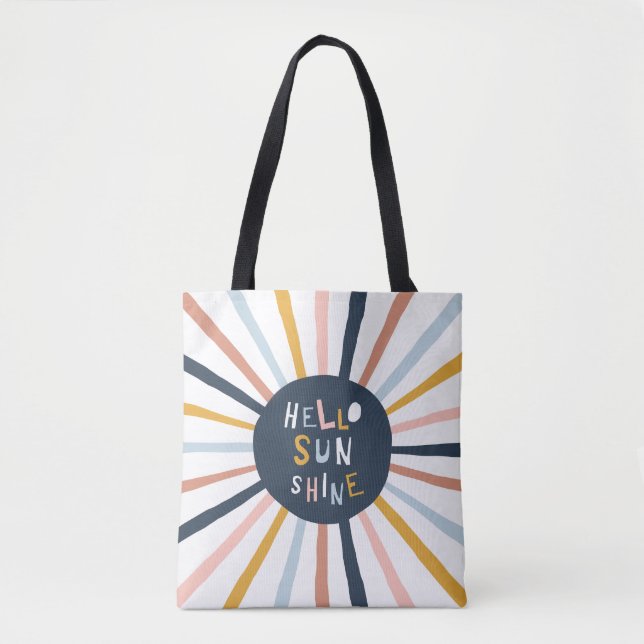 Bolso De Tela Hola Sunshine (Anverso)