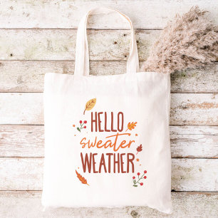 Bolso De Tela Hola Sweater Weather