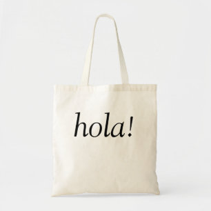 Bolso De Tela Hola Tote para bodas despedidas de soltera regalos