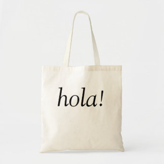 Bolso De Tela Hola Tote para bodas despedidas de soltera regalos