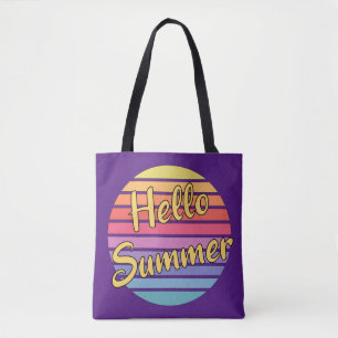 Bolso De Tela Hola Verano