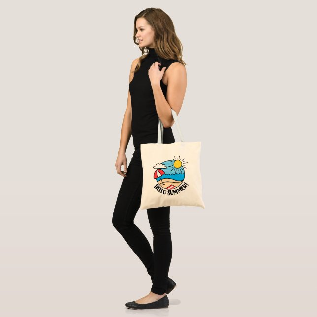 Bolso De Tela Hola, verano 2 (Anverso (modelo))
