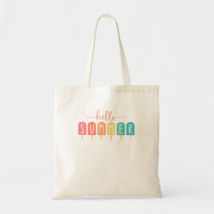 Bolso De Tela Hola verano vacaciones helado helado helado popsic