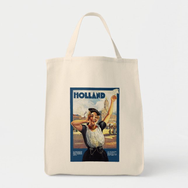 Bolso De Tela Holanda (Frente)