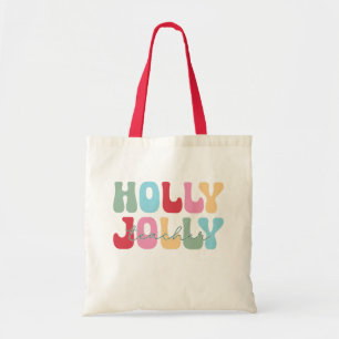 Bolso De Tela Holly Jolly Teacher Navidades Holidays