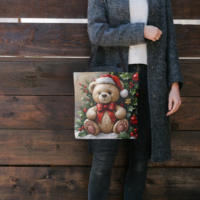 Bolso De Tela Holly Navidades Bear (Subido por el creador)