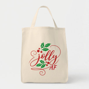 Bolso De Tela Holly Sarcastic Humor, Navidades de Jolly AF