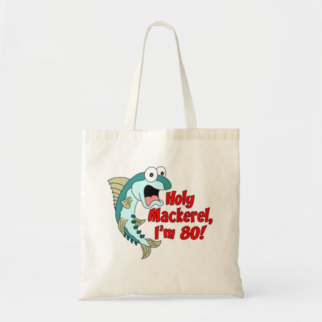 Bolso De Tela Holy Mackerel Tengo 80 Tote Bag (Frente)