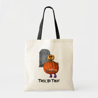 Bolso De Tela Hombre calabaza Tombstone Halloween Funny