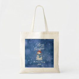 Bolso De Tela Hombre de Nieve Caprichoso Feliz Navidad