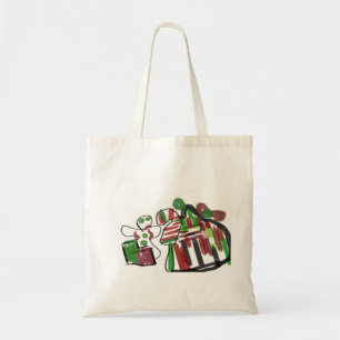 Bolso De Tela Hombre de pan de jengibre y rock de casa