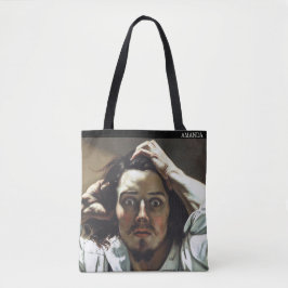 Bolso De Tela Hombre Desesperado Personalizado de Gustave Courbe