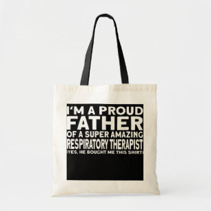 Bolso De Tela Hombre Orgulloso Padre Terapéutico Respiratorio