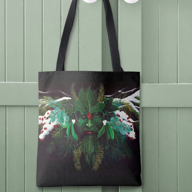 Bolso De Tela Hombre verde de invierno celta (Subido por el creador)