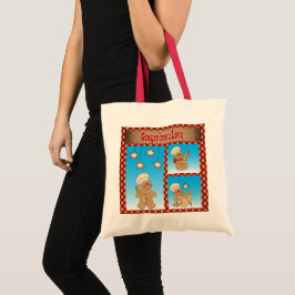 Bolso De Tela Hombres de pan de jengibre