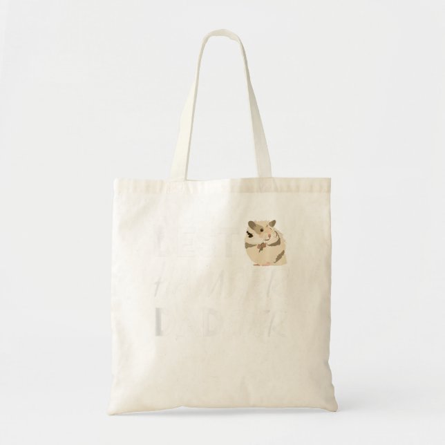 Bolso De Tela Hombres Funny Hammy Mejor Hámster Papá Nunca (Frente)
