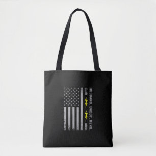Bolso De Tela Hombres Patrióticos Electristas Papá Bandera Estad