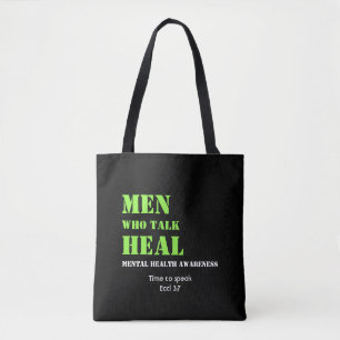 Bolso De Tela HOMBRES QUE HABLAN CON Personalizado DE SALUD