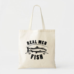 Bolso De Tela Hombres Reales Fish