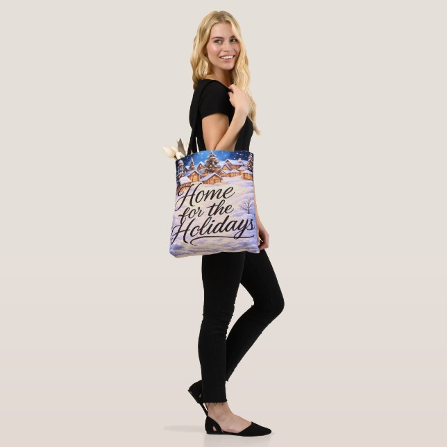 Bolso De Tela 'Home for the Holidays'  (Puesto)