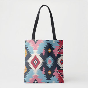 Bolso De Tela Homenaje abstracto nativo americano 17