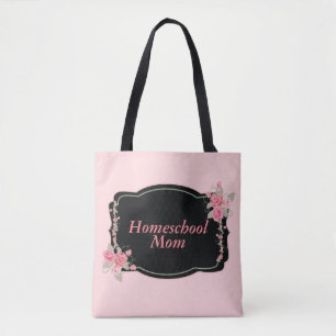 Bolso De Tela Homeschool Mom Glamour