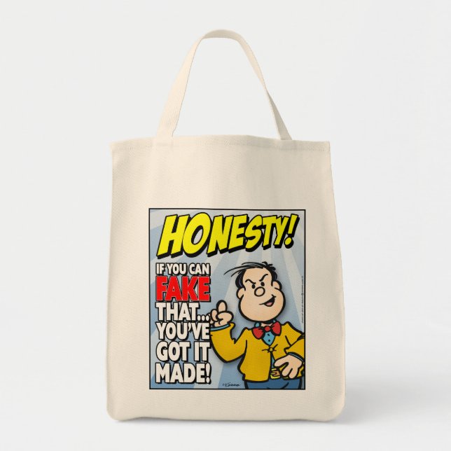 Bolso De Tela Honestidad (Frente)