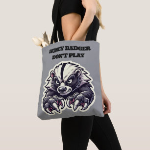 Bolso De Tela Honey Badger no juega