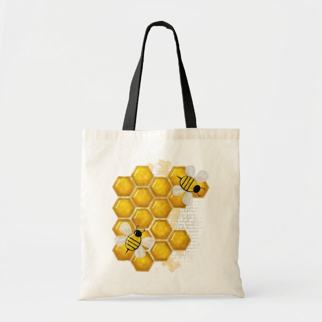 Bolso De Tela Honey Comb 3D Whimsey (Frente)