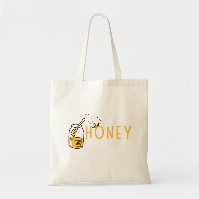 Bolso De Tela Honey Tote Bag (Frente)