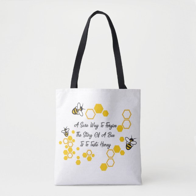 Bolso De Tela Honeybee Tote Bag (Anverso)