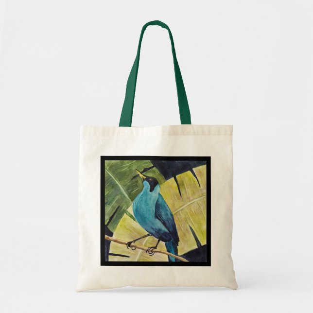 Bolso De Tela Honeycreeper verde (Frente)