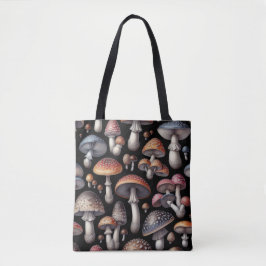 Bolso De Tela Hongos Soñadores