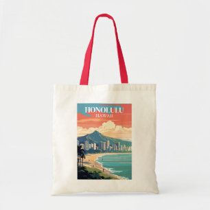 Bolso De Tela Honolulu, Hawái: Viaje Vintage