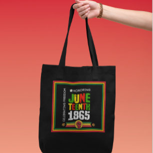 Bolso De Tela Honrando el 18 de junio de 1865 - Celebrando la li