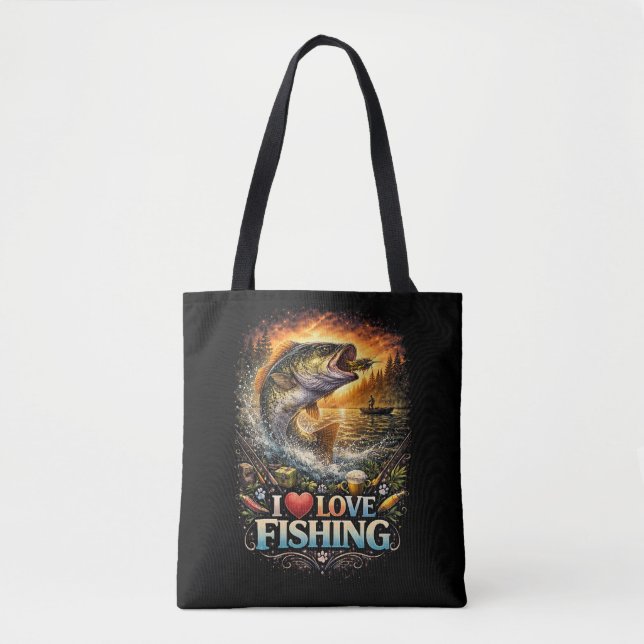 Bolso De Tela Hooked on the Horizon (Anverso)
