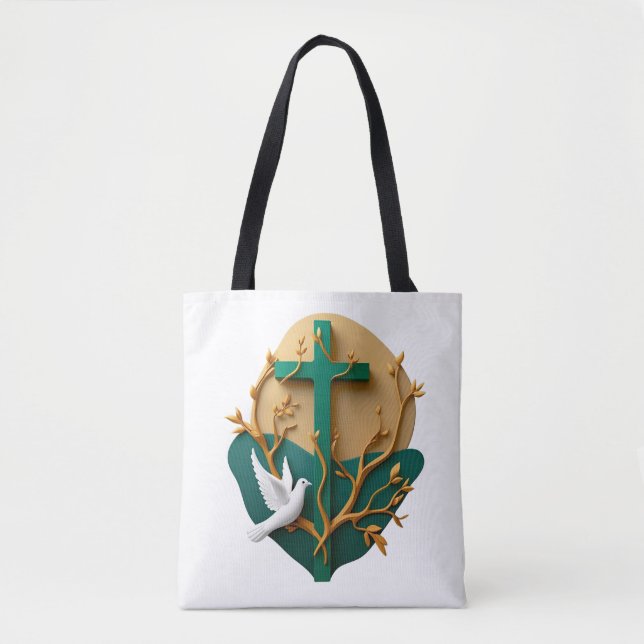 Bolso De Tela Hopeful Vine Grace (Anverso)