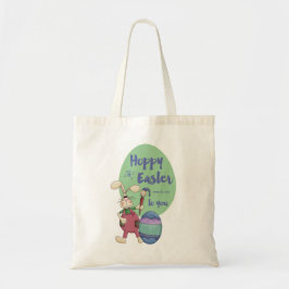 Bolso De Tela Hoppy Easter para ti Conejo Artista